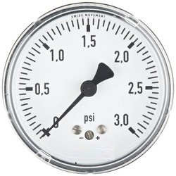 Pengukur tekanan 0 ~ 1 psi