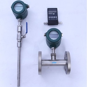 thermal mass flow meter for gas