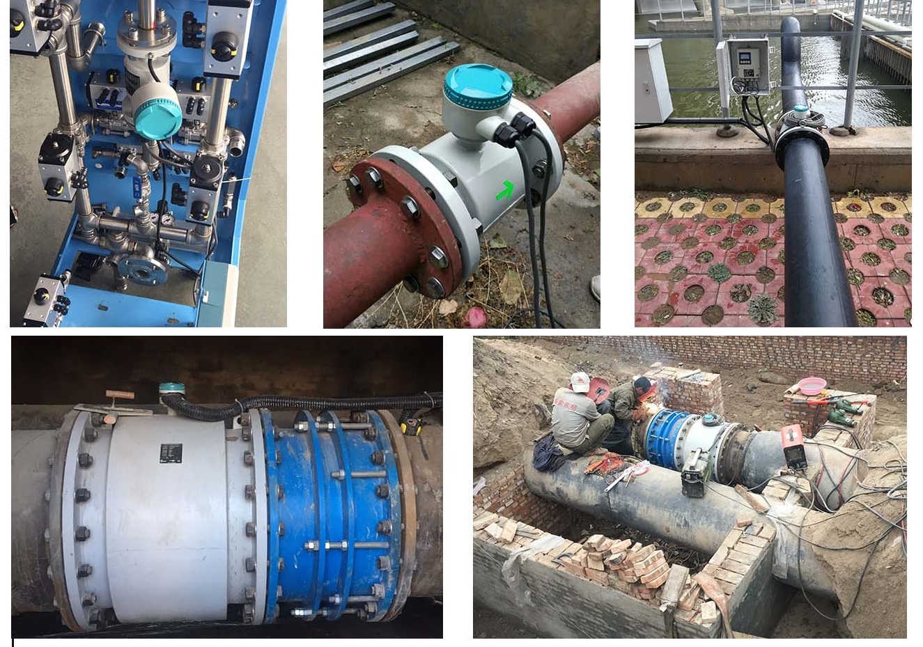 magnetic flow meter uses