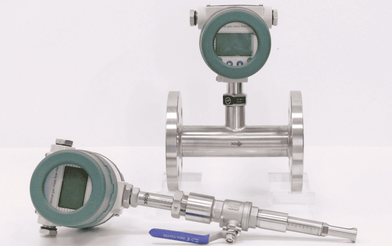 meter aliran massa termal penyisipan atau inline untuk gas N2 insertion or inline thermal mass flow meter for N2 gas