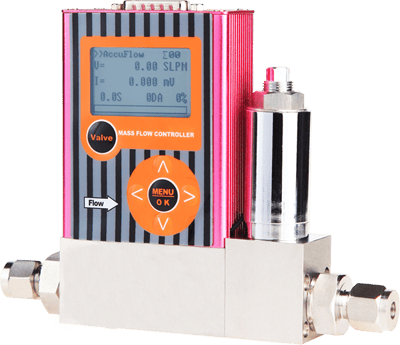 Pengukur aliran gas dan pengontrol aliran Micron N2 Micron N2 gas flow meter & flow controller