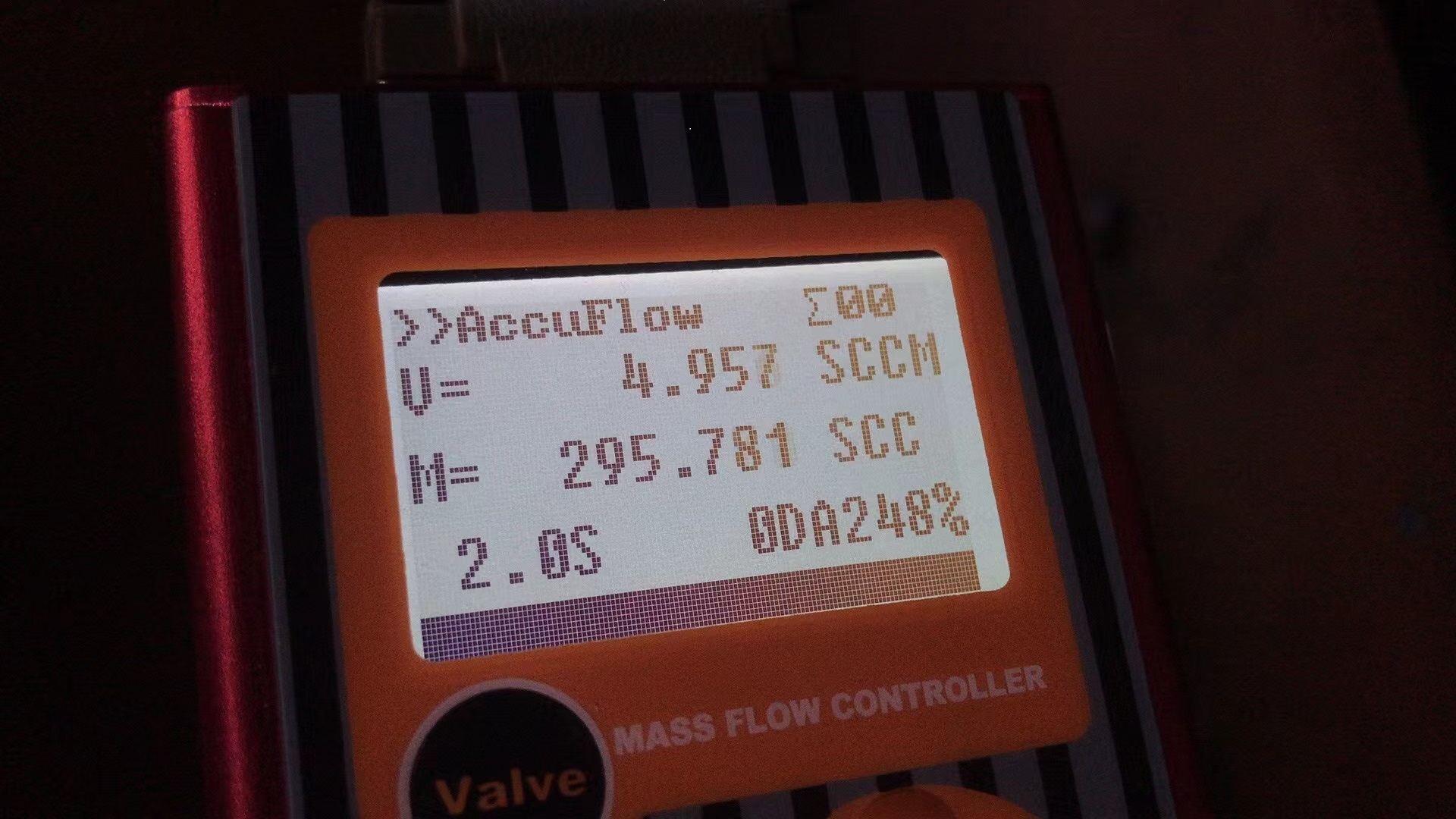 pengukur aliran sccm sccm flow meter