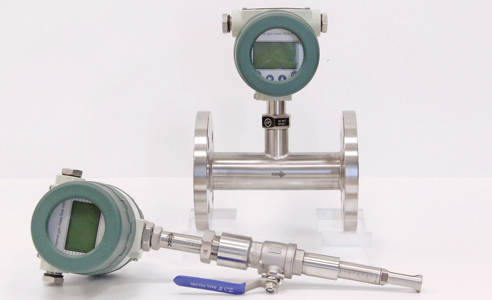 pengukur aliran massa termal thermal mass flow meter