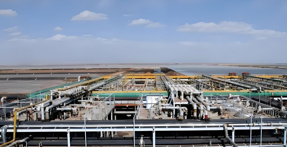 Pengukur aliran air garam diperlukan untuk industri kimia danau garam Saline water flow meter is needed for salt lake chemical industry